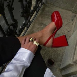 Nodaleto ❤️‍🔥 Bulla Jones patent-leather pumps